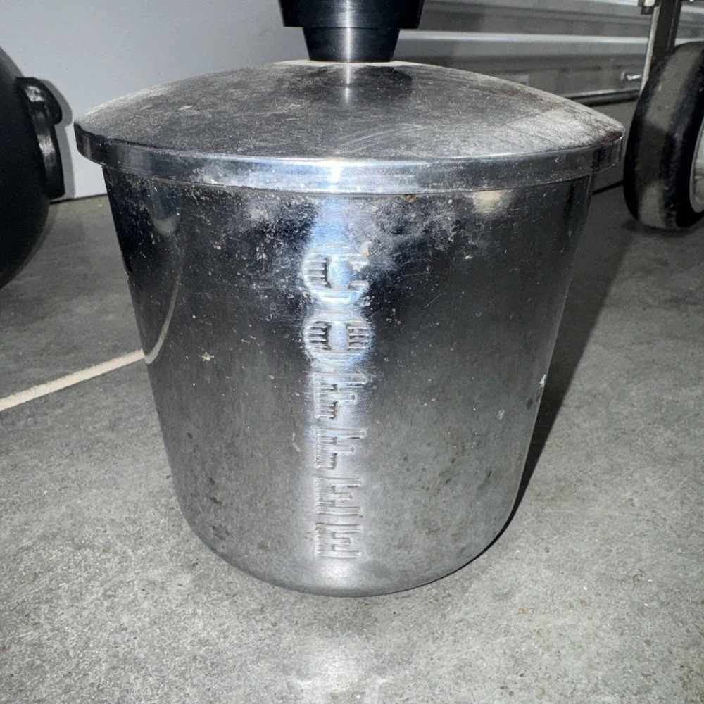 Vintage Everedy Chrome COFFEE Canister With Lid‎ stainless steel Set Replacement